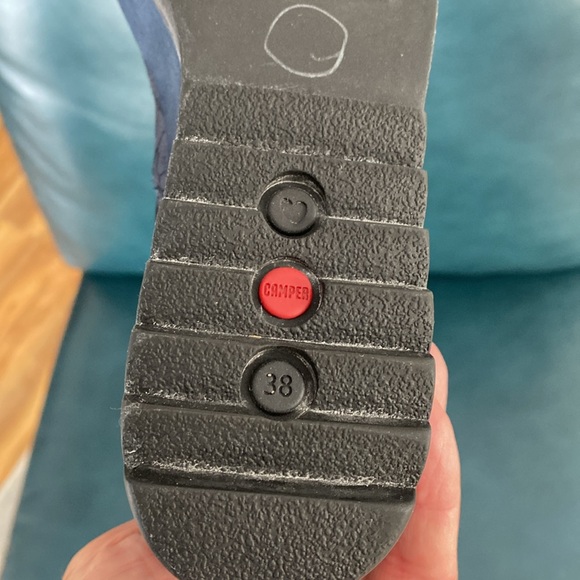 Camper Suede Wedge Heel Booties - Picture 13 of 15